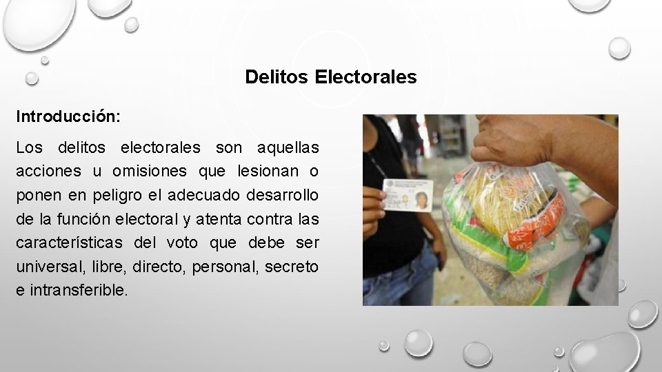 Delitos Electorales Introducción: Los delitos electorales son aquellas acciones u omisiones que lesionan o