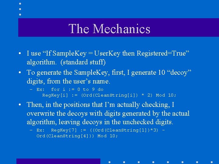 Keygens Protection Encryption Panel Registration Key Considerations SIC