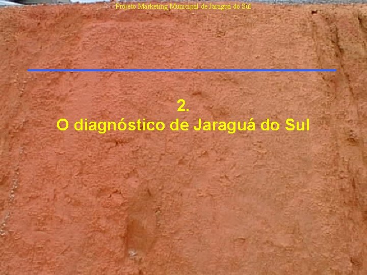 Projeto Marketing Municipal de Jaraguá do Sul 2. O diagnóstico de Jaraguá do Sul