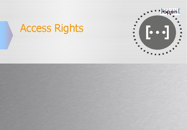 Access Rights Access Rights