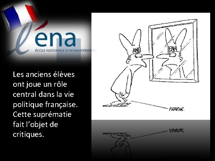 Les anciens élèves ont joue un rôle central dans la vie politique française. Cette