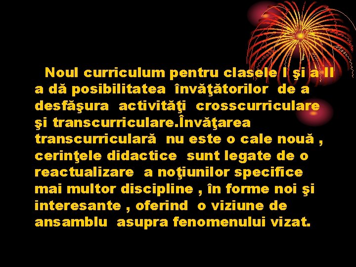 Noul curriculum pentru clasele I şi a II a dă posibilitatea învăţătorilor de a