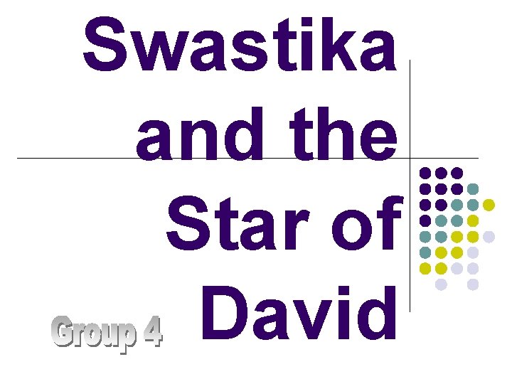 Swastika and the Star of David 