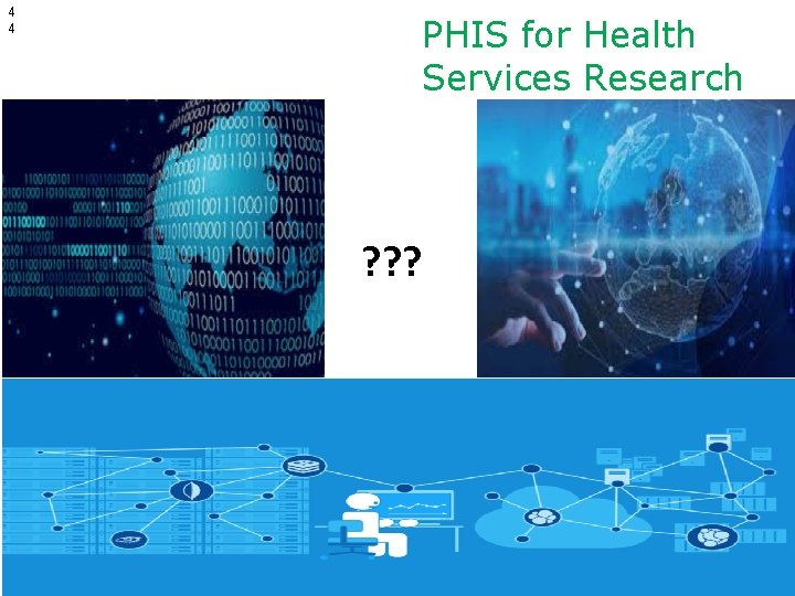 4 4 PHIS for Health Services Research • ? ? ? 