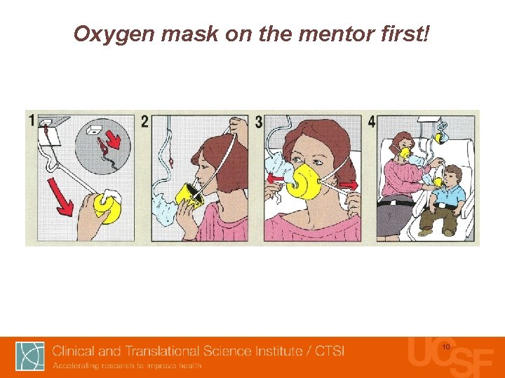 Oxygen mask on the mentor first! 10 