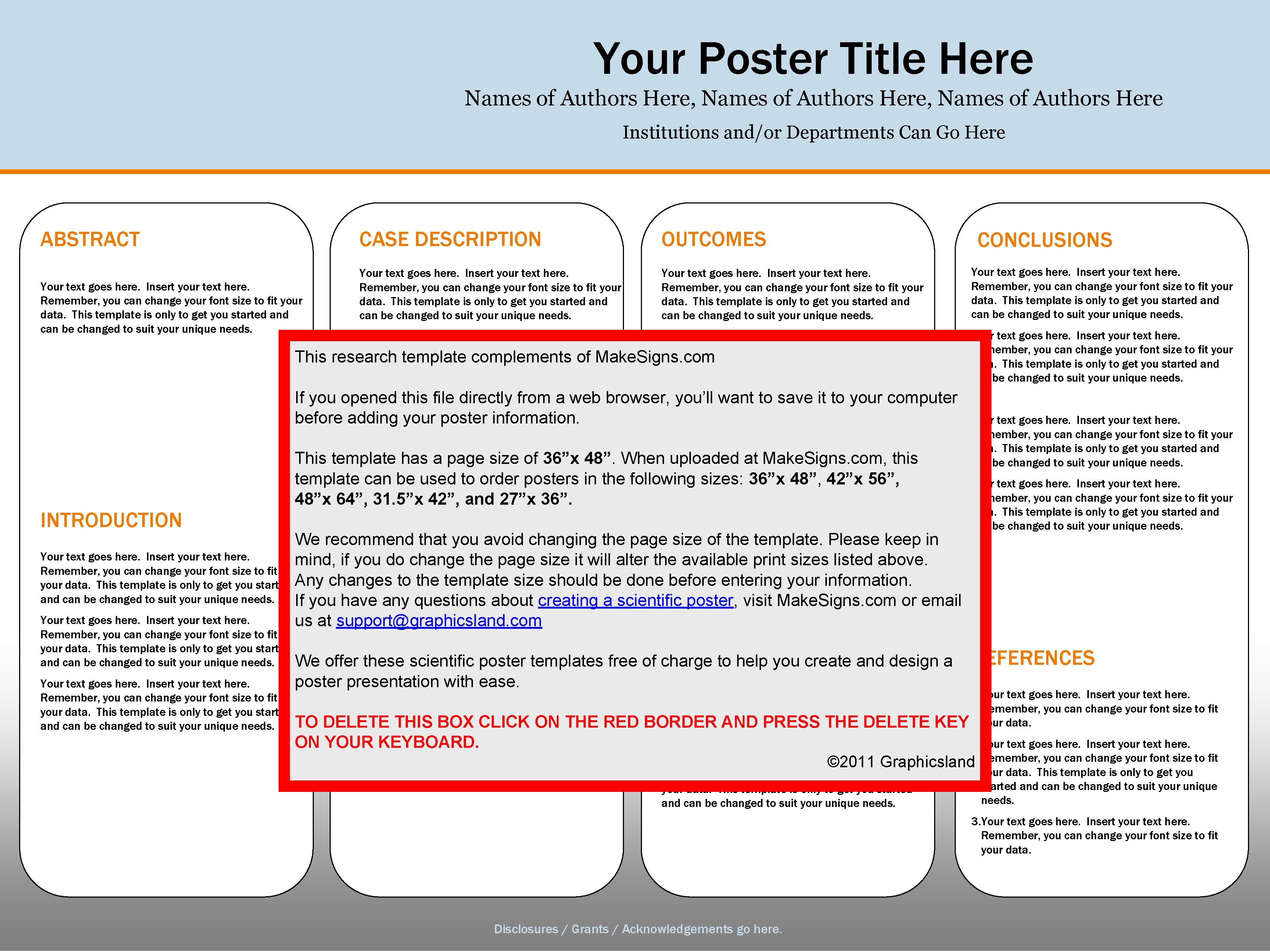 Your Poster Title Here Names of Authors Here, Names of Authors Here Institutions and/or Your Poster Title Here Names of Authors Here, Names of Authors Here Institutions and/or