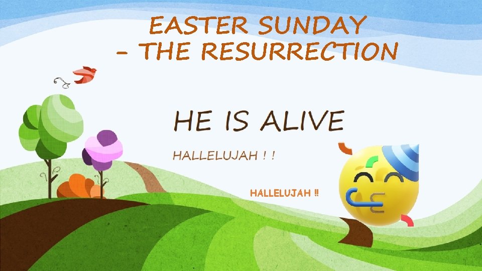 EASTER SUNDAY - THE RESURRECTION HALLELUJAH !! 