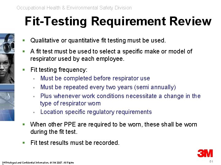 Occupational Health & Environmental Safety Division Fit-Testing Requirement Review § Qualitative or quantitative fit