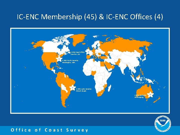 IC-ENC Membership (45) & IC-ENC Offices (4) IC-ENC Head Office Taunton, UK. IC-ENC North