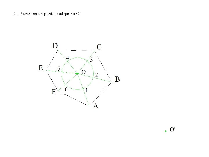 2. - Trazamos un punto cualquiera O’ 