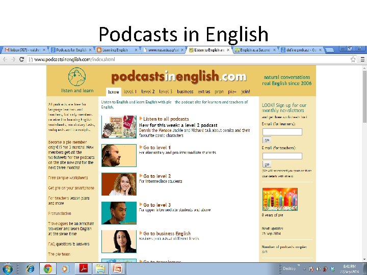 Podcasts in English 