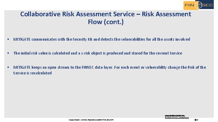 Securing Critical Infrastructures In The Financial Sector Collaborative