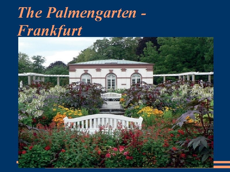 The Palmengarten Frankfurt 