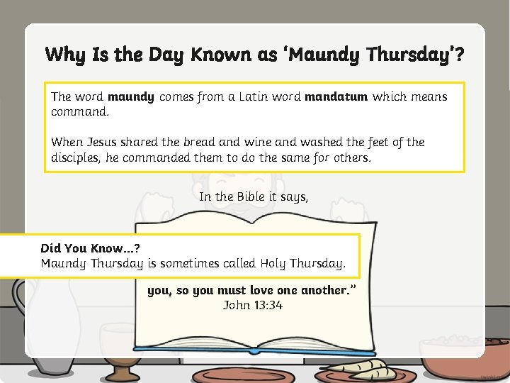 Why Is the Day Known as ‘Maundy Thursday’? The word maundy comes from a