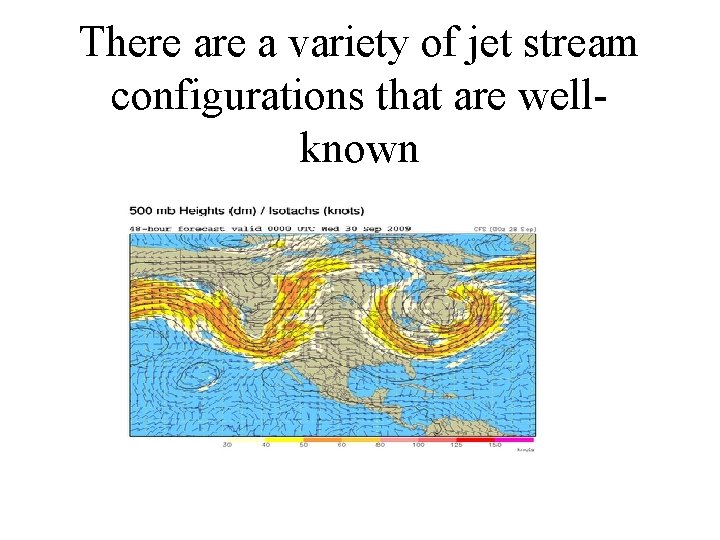 There a variety of jet stream configurations that are wellknown 