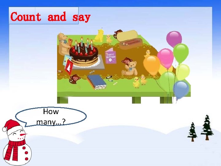 Count and say How many…? 