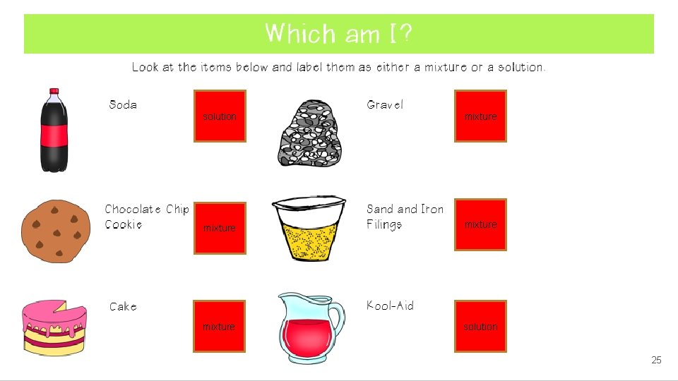 solution mixture solution 25 