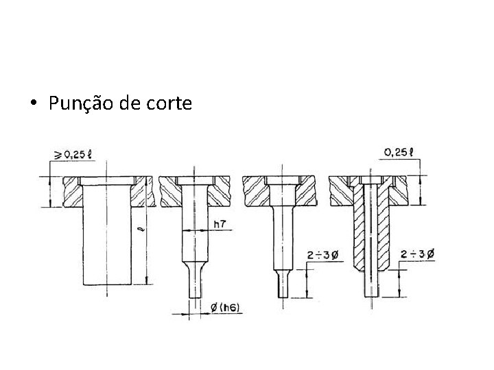  • Punção de corte 