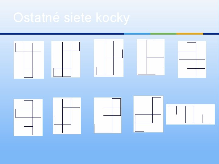 Ostatné siete kocky 