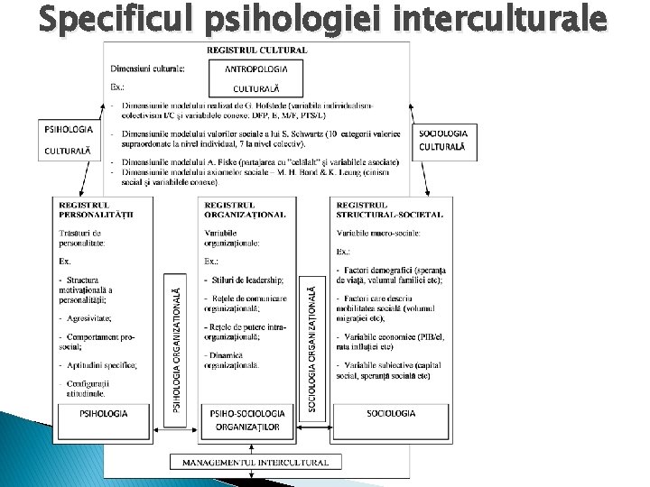 Specificul psihologiei interculturale 