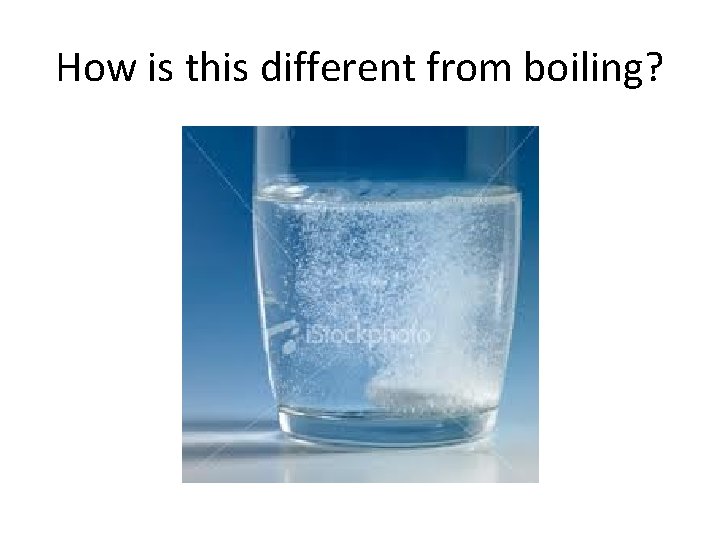 How is this different from boiling? 