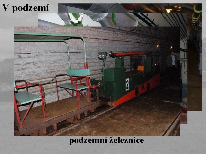 V podzemí dieselagregát filtrovna podzemní železnice 