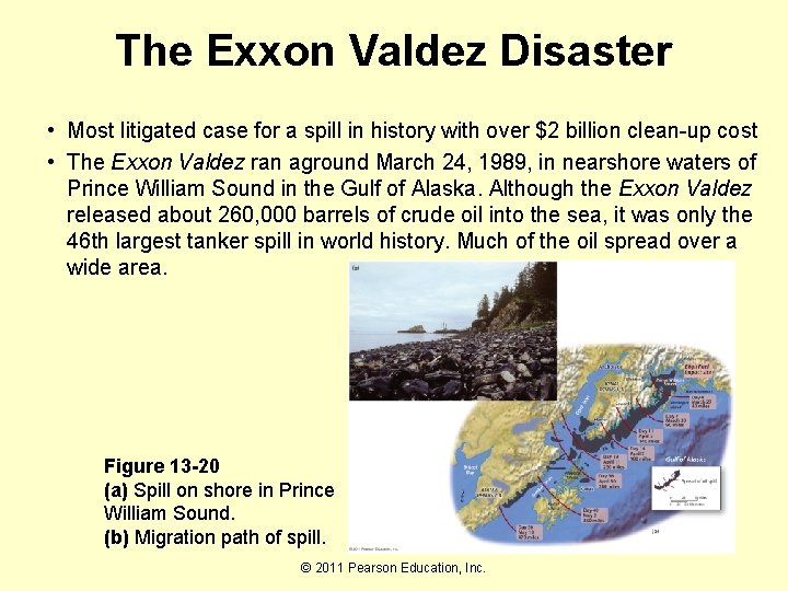The Exxon Valdez Disaster • Most litigated case for a spill in history with