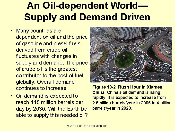 An Oil-dependent World— Supply and Demand Driven • Many countries are dependent on oil