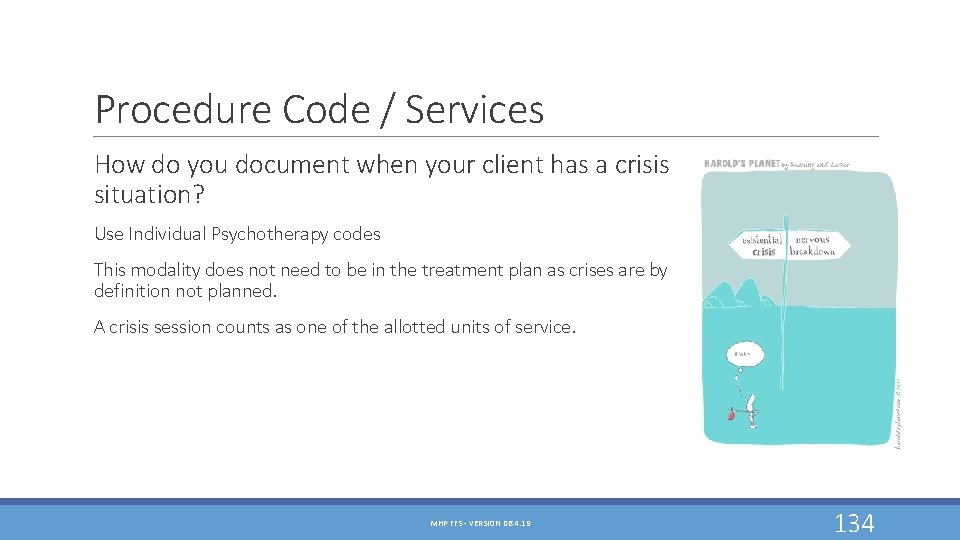 Procedure Code / Services How do you document when your client has a crisis Procedure Code / Services How do you document when your client has a crisis