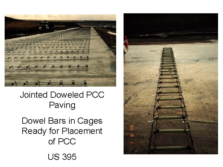 Jointed Doweled PCC Paving Dowel Bars in Cages Ready for Placement of PCC 16