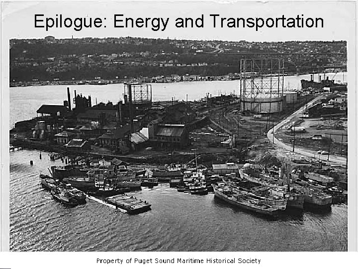 Epilogue: Energy and Transportation 73 