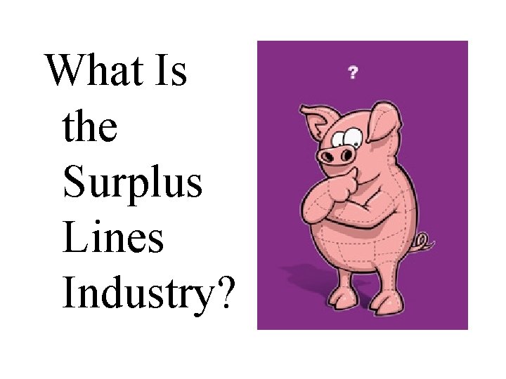 What Is the Surplus Lines Industry? 