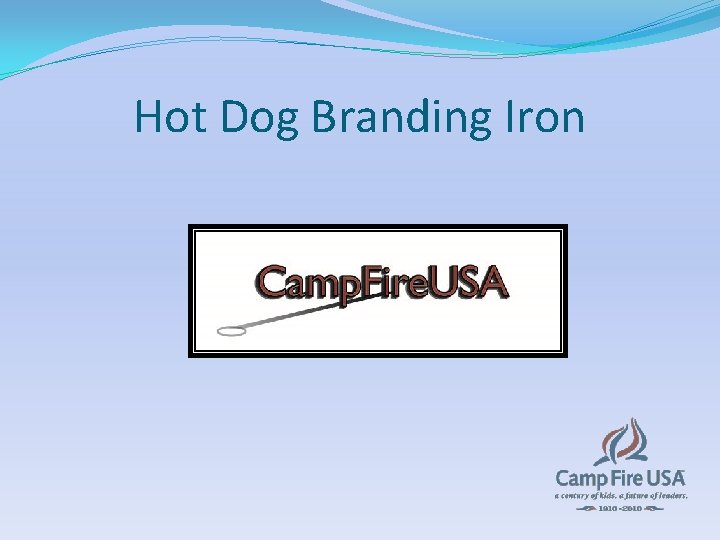 Hot Dog Branding Iron 