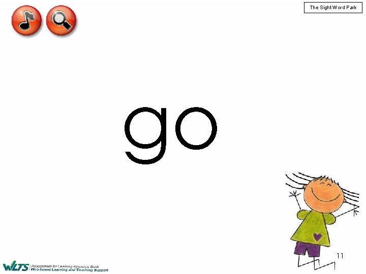 The Sight Word Park go 11 