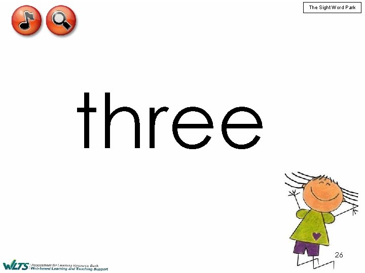 The Sight Word Park three 26 