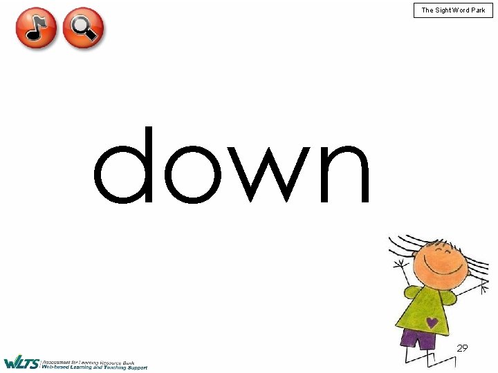 The Sight Word Park down 29 