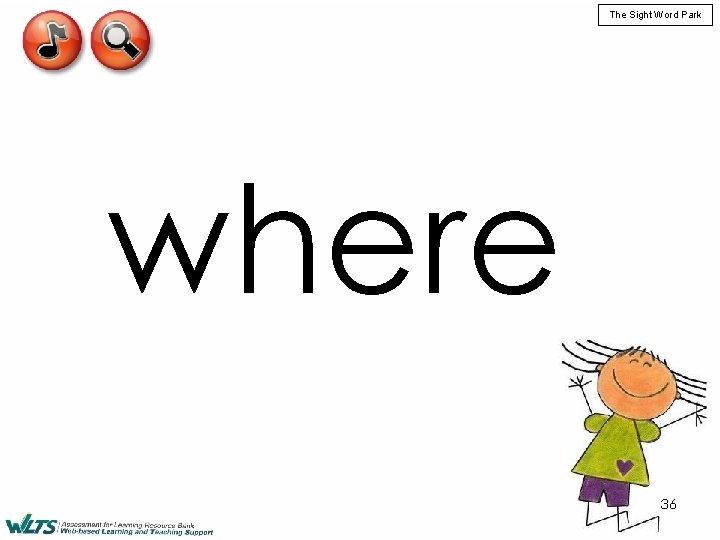 The Sight Word Park where 36 