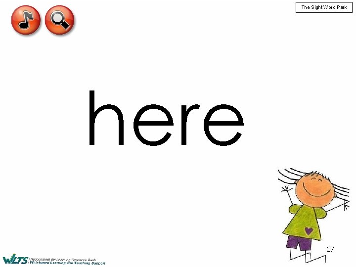The Sight Word Park here 37 