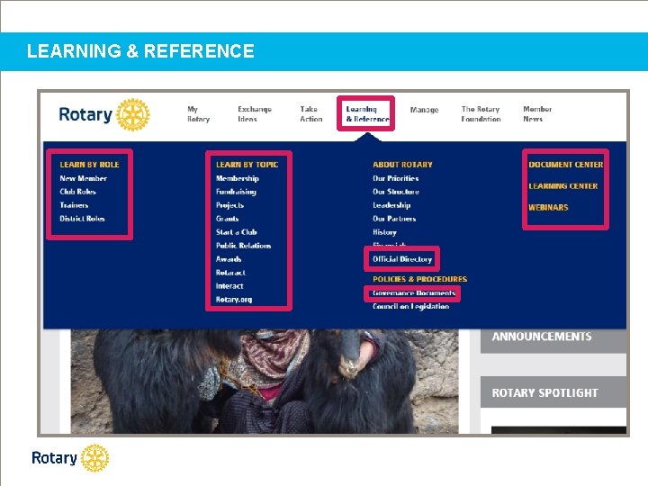 LEARNING & REFERENCE 