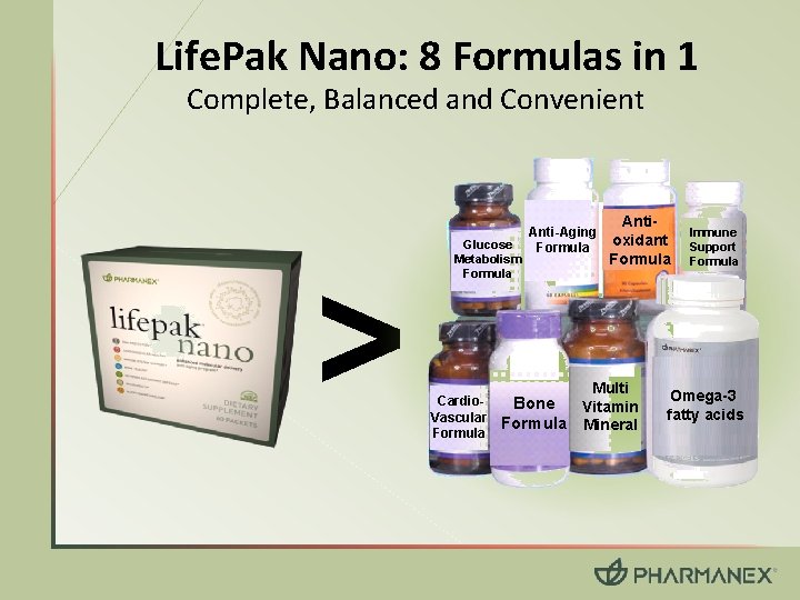 Life. Pak Nano: 8 Formulas in 1 Complete, Balanced and Convenient > Glucose Metabolism