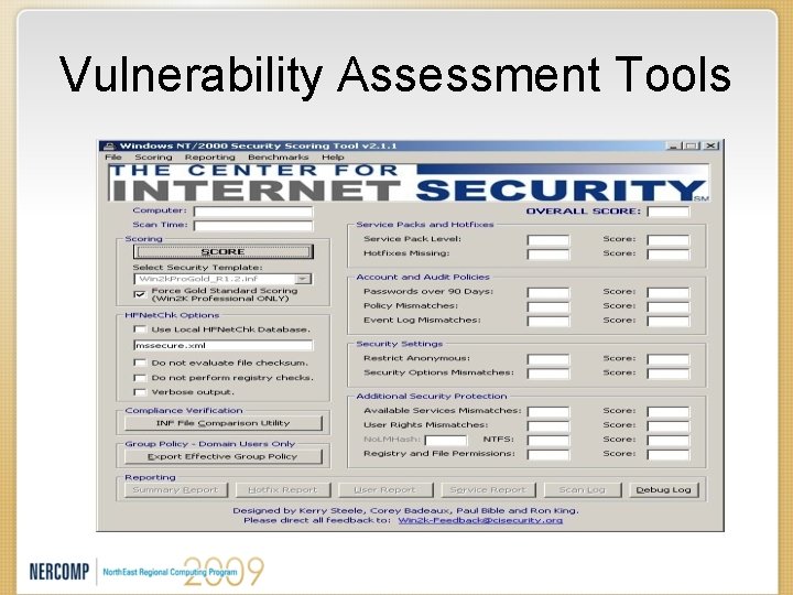 Vulnerability Assessment Tools 
