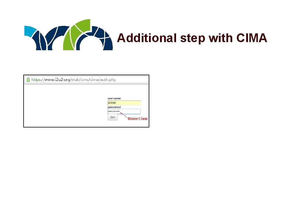 Additional step with CIMA 