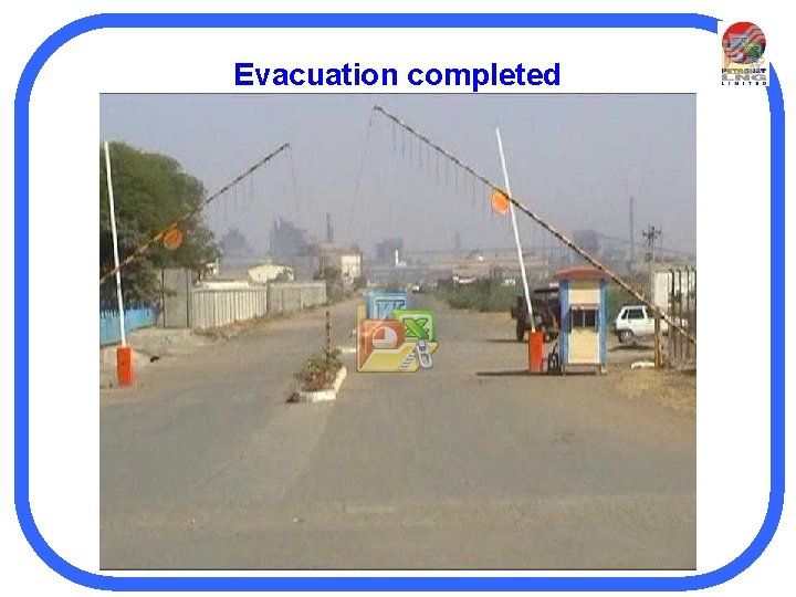 Evacuation completed 