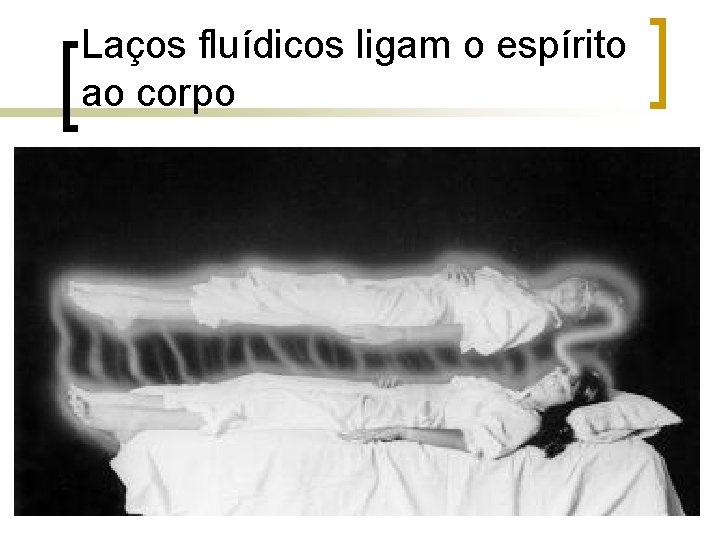 Laços fluídicos ligam o espírito ao corpo 