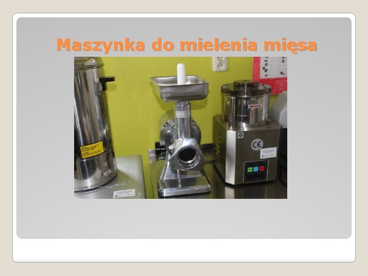 Maszynka do mielenia mięsa 