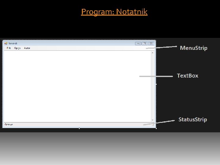 Program: Notatnik 