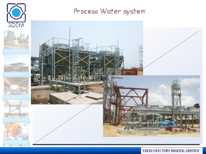 Process Water system SDEM ERECTORS NIGERIA LIMITED 
