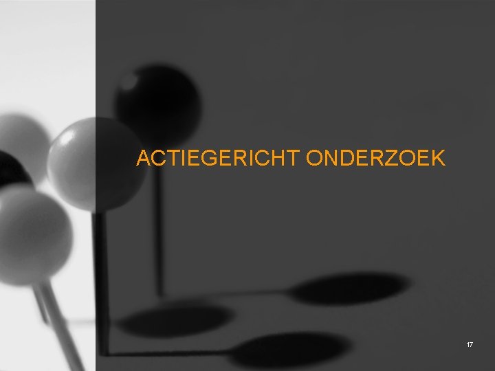 ACTIEGERICHT ONDERZOEK 17 