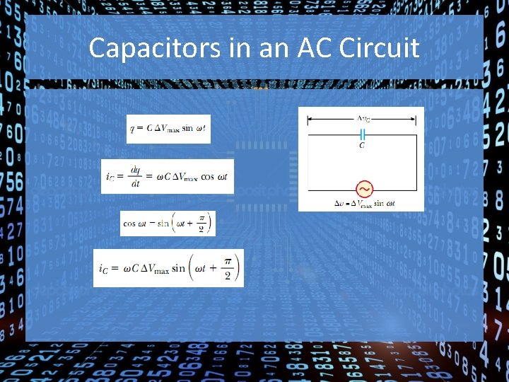 Capacitors in an AC Circuit 
