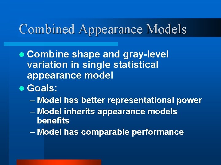 Active Appearance Models Edwards Taylor and Cootes Presented